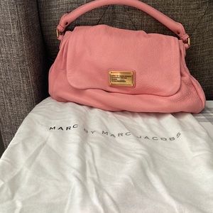 Marc by Marc Jacobs Pink Leather Classic Q Lil Ukita Top Handle Bag